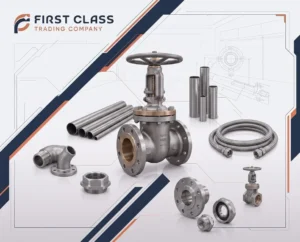 Industrial Valves and Fittings representative image for industrial valves and fittings for industrial flow connections and control.