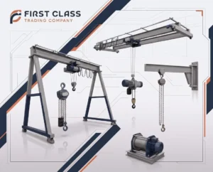 Industrial Cranes and Lifting Equipment representative image for industrial cranes and lifting equipment for industrial lifting.