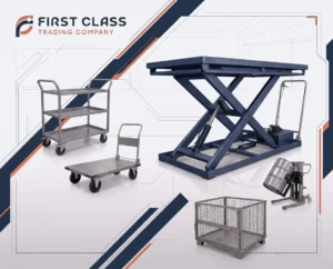 Material Handling Trolleys and Equipment representative image for material handling trolleys and equipment for movement and positioning of materials.